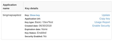 bing maps api key free.